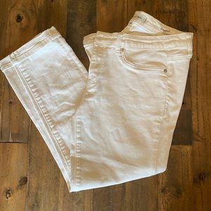 NWOT Henry & Belle Cropped Skinny White Jeans Size 30
